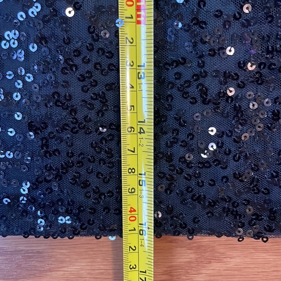 NWT J. Crew Black Sequin Miniskirt For Holiday Christmas New Years Eve Size 6 - Picture 8 of 10